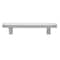Gliderite Hardware 5-1/16 in. Center to Center Hexagon Bar Pull Satin Nickel 4791-128-SN-1 - alternate 1